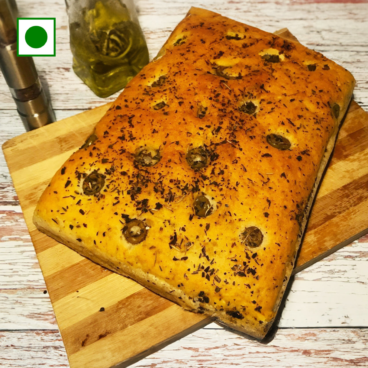 Focaccia Herbed & Olives