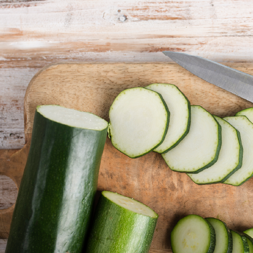 Green Zucchini - Sliced